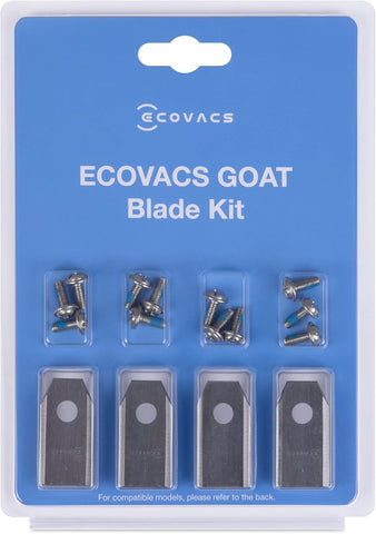 ECOVACS Goat blades kit close-up for O1000 RTK models, ready for precise cuts.