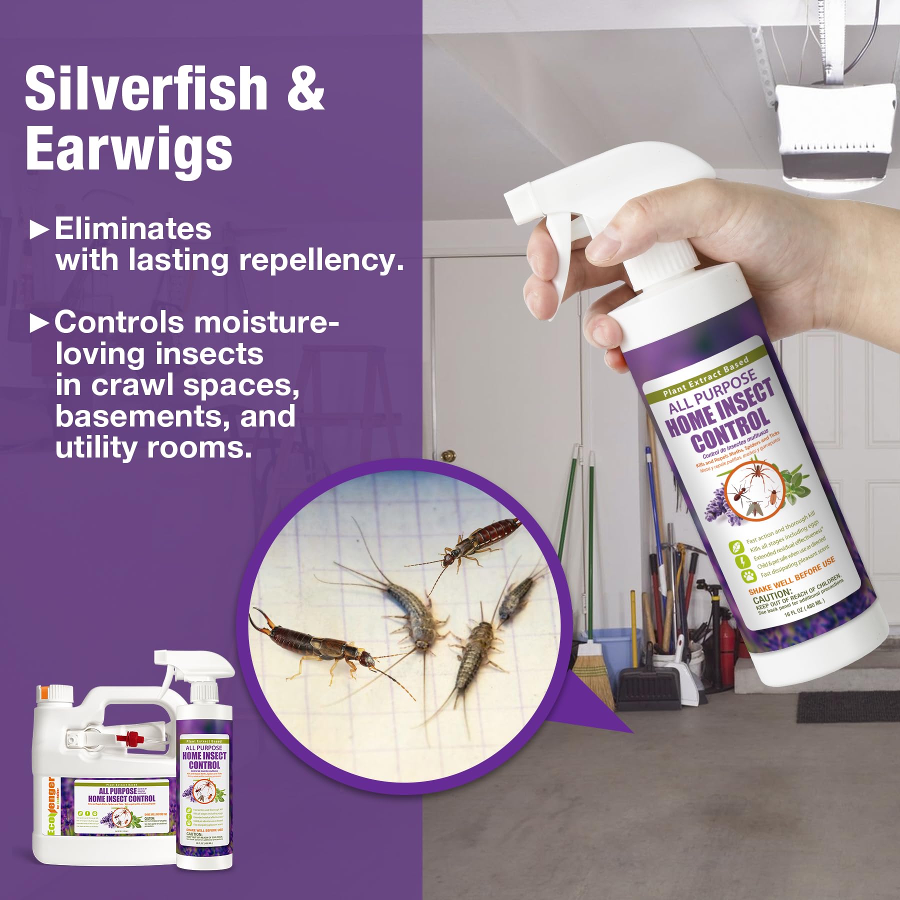 EcoVenger on outdoor patio delivers weeks-long protection.