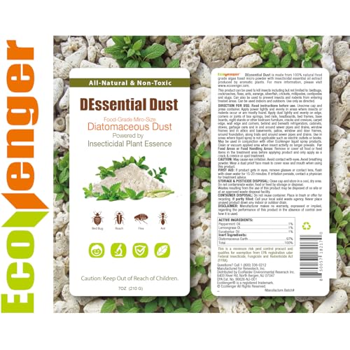 EcoVenger DEssential Dust Peppermint being applied in a dusting scene for easy use.