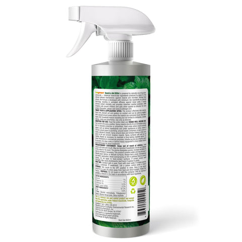 EcoVenger peppermint-scent mist provides fresh aroma during use