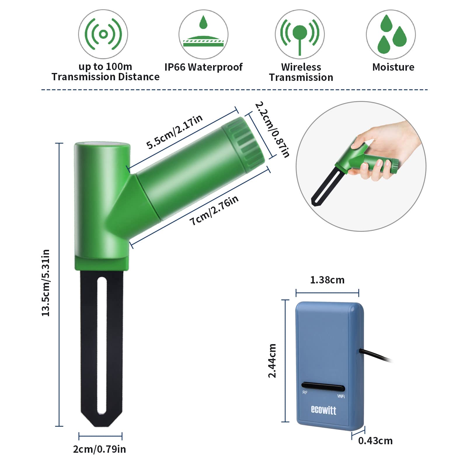 ECOWITT GW1100 gateway setup demonstrates stable Wi-Fi connectivity for seamless data transfer.