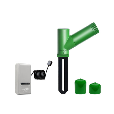 ECOWITT GW1206 kit complete assembly showing gateway and sensor setup