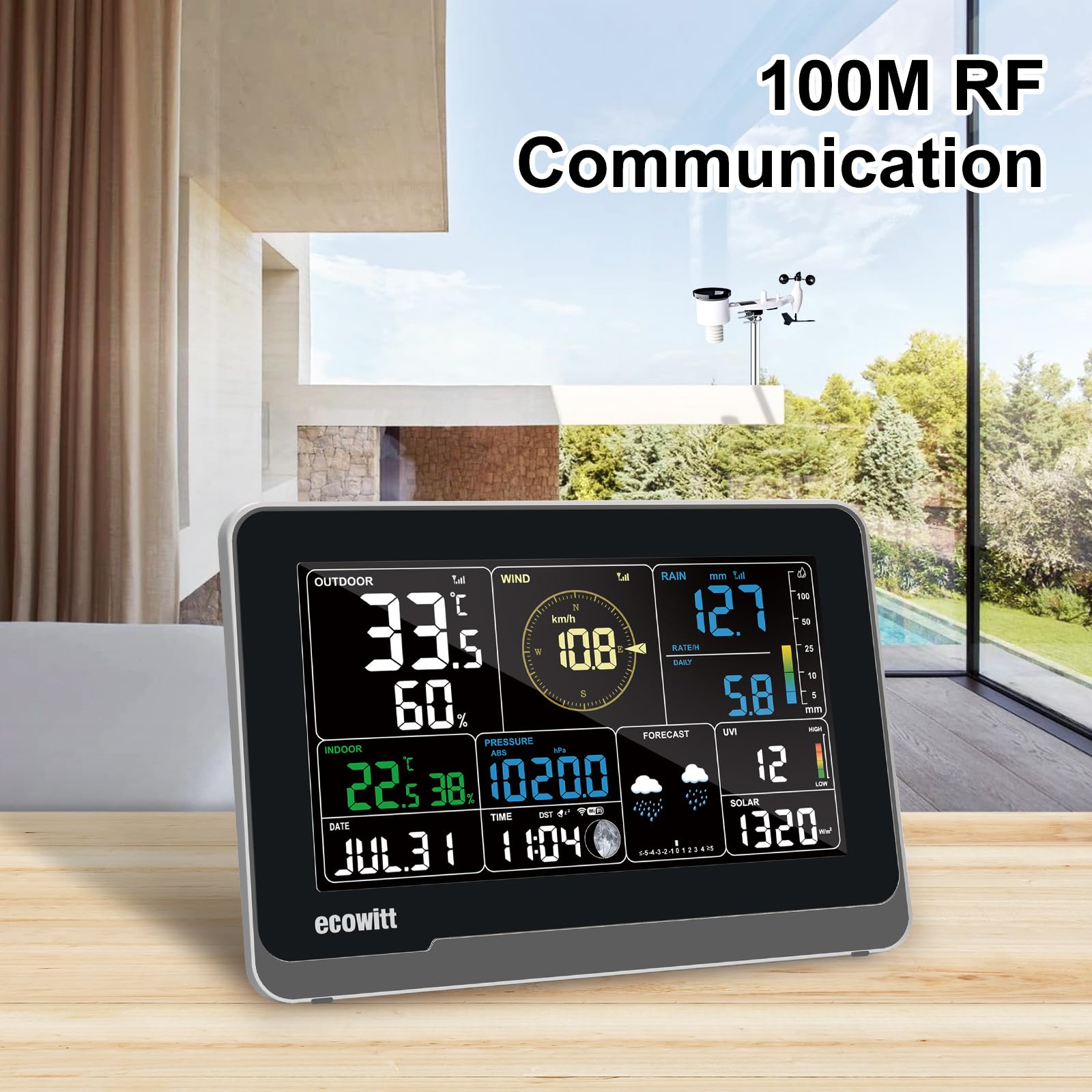 ECOWITT IoT gateway supporting multiple Ecowitt devices