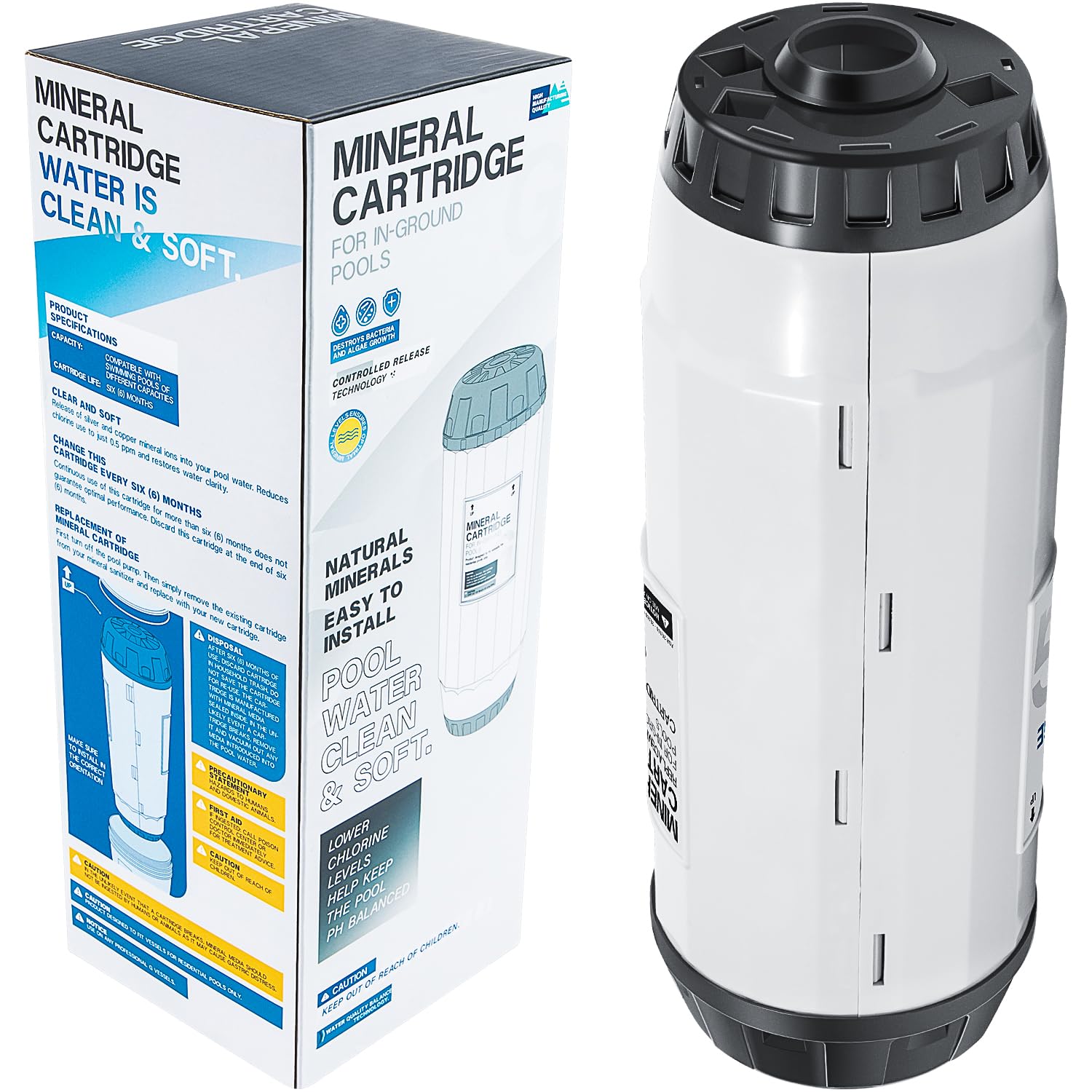 All-weather polymer housing protects the cartridge across seasons and use cases.