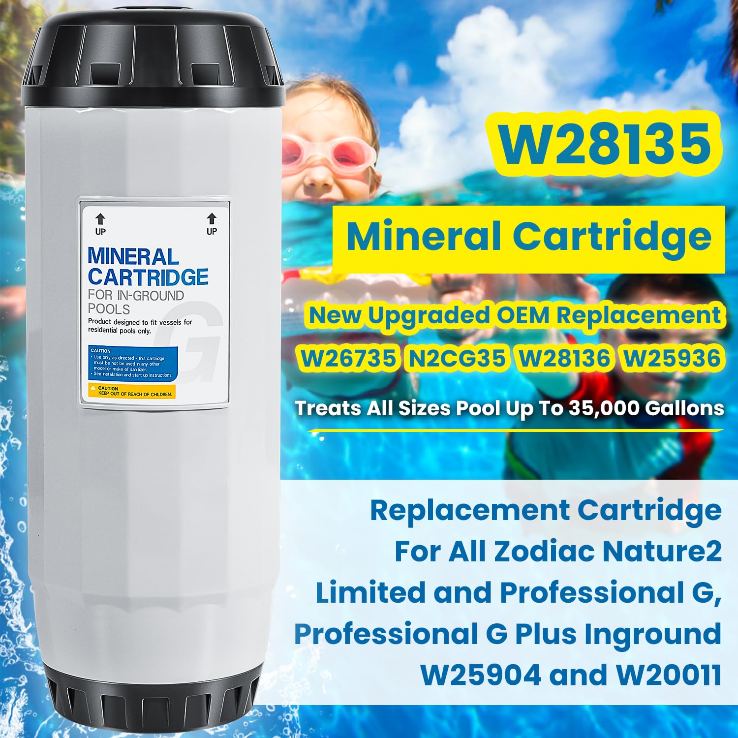 E-cowlboy N2CG35-compatible cartridge fits G-series with reliable performance.