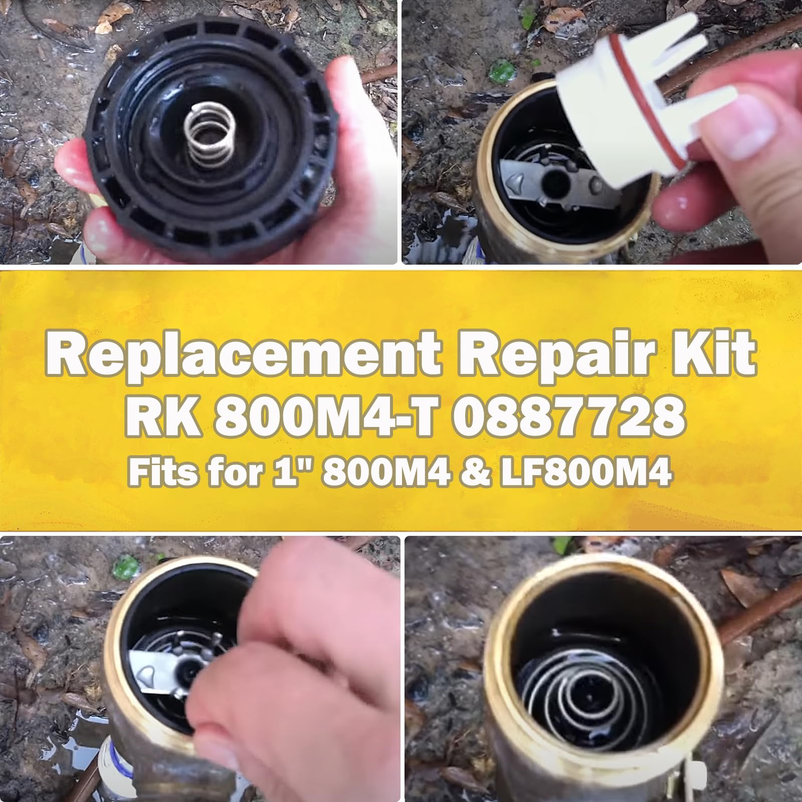 E-cowlboy nut assembly close-up, shows secure connections for reliable repair.