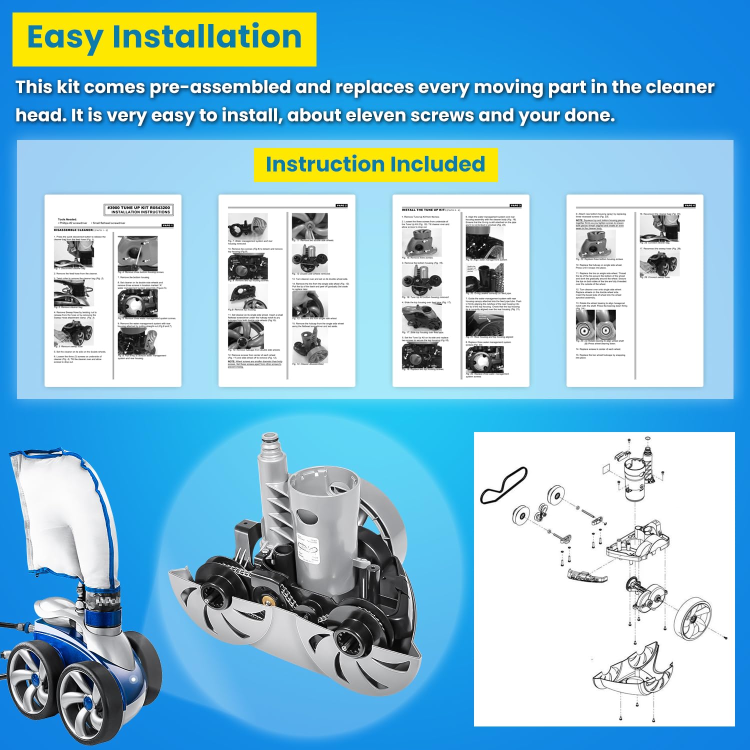 E-cowlboy Polaris CNC machined PVC parts for durable construction.