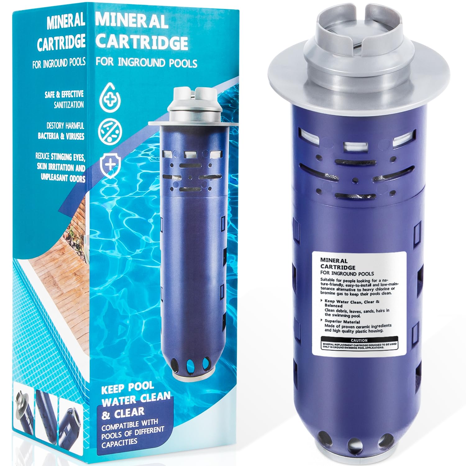 E-cowlboy replacement cartridge for Nature2 Duoclear W28000 W28001 delivers clean, clear water