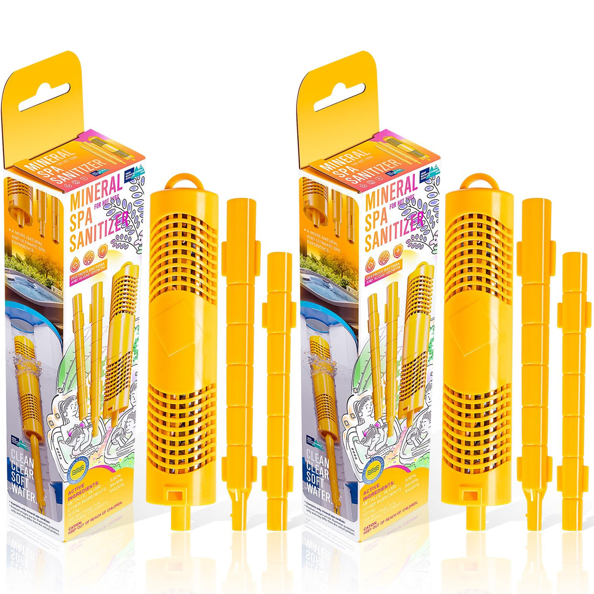 E-cowlboy Nature2 W20750 core insertion shows simple installation for compatible spa filters