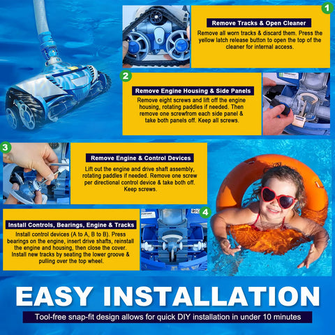 E-cowlboy directional device B supports better edge cleaning on Zodiac MX6/MX8.