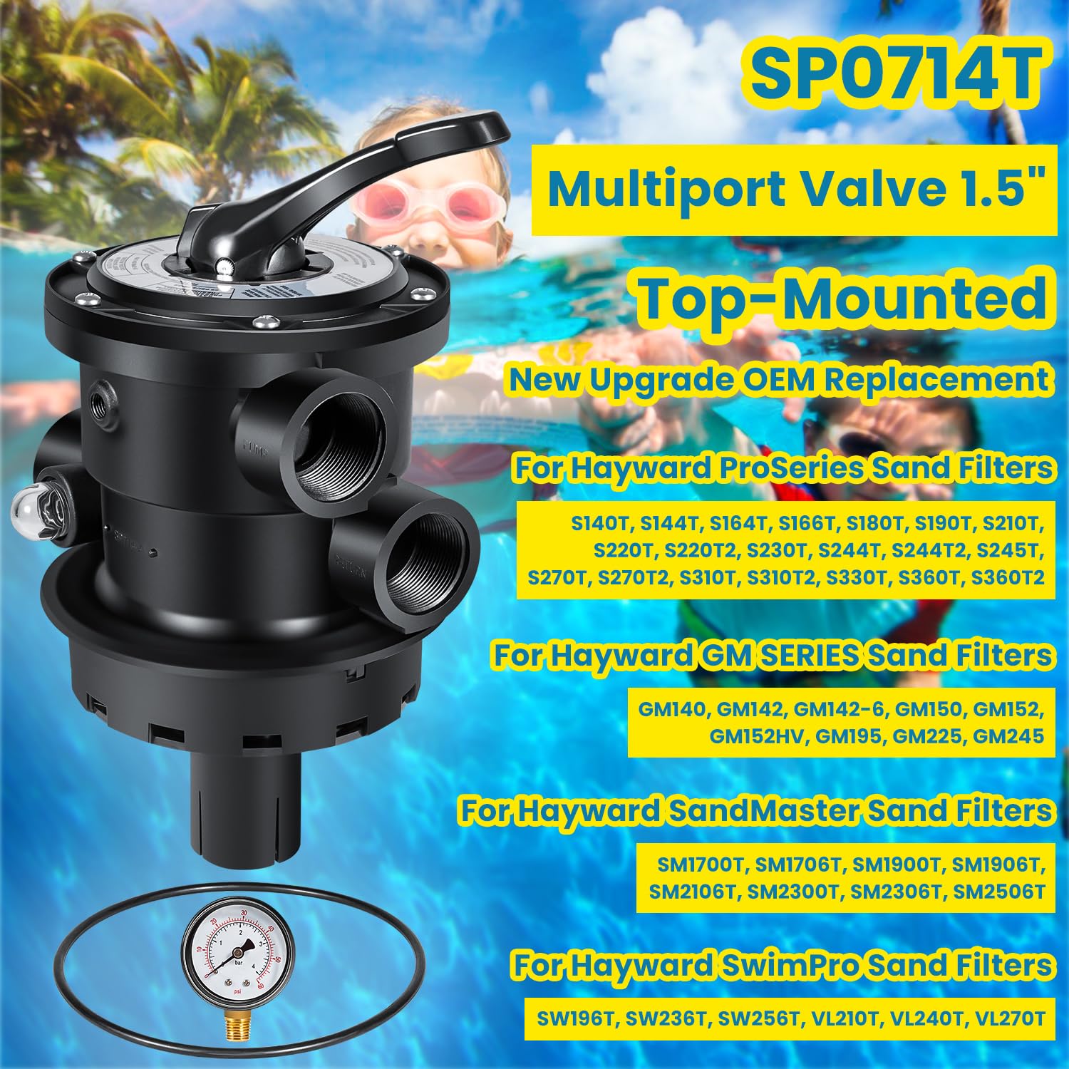 E-cowlboy SP0714T lever-action 7-position dial enables easy cycle selection