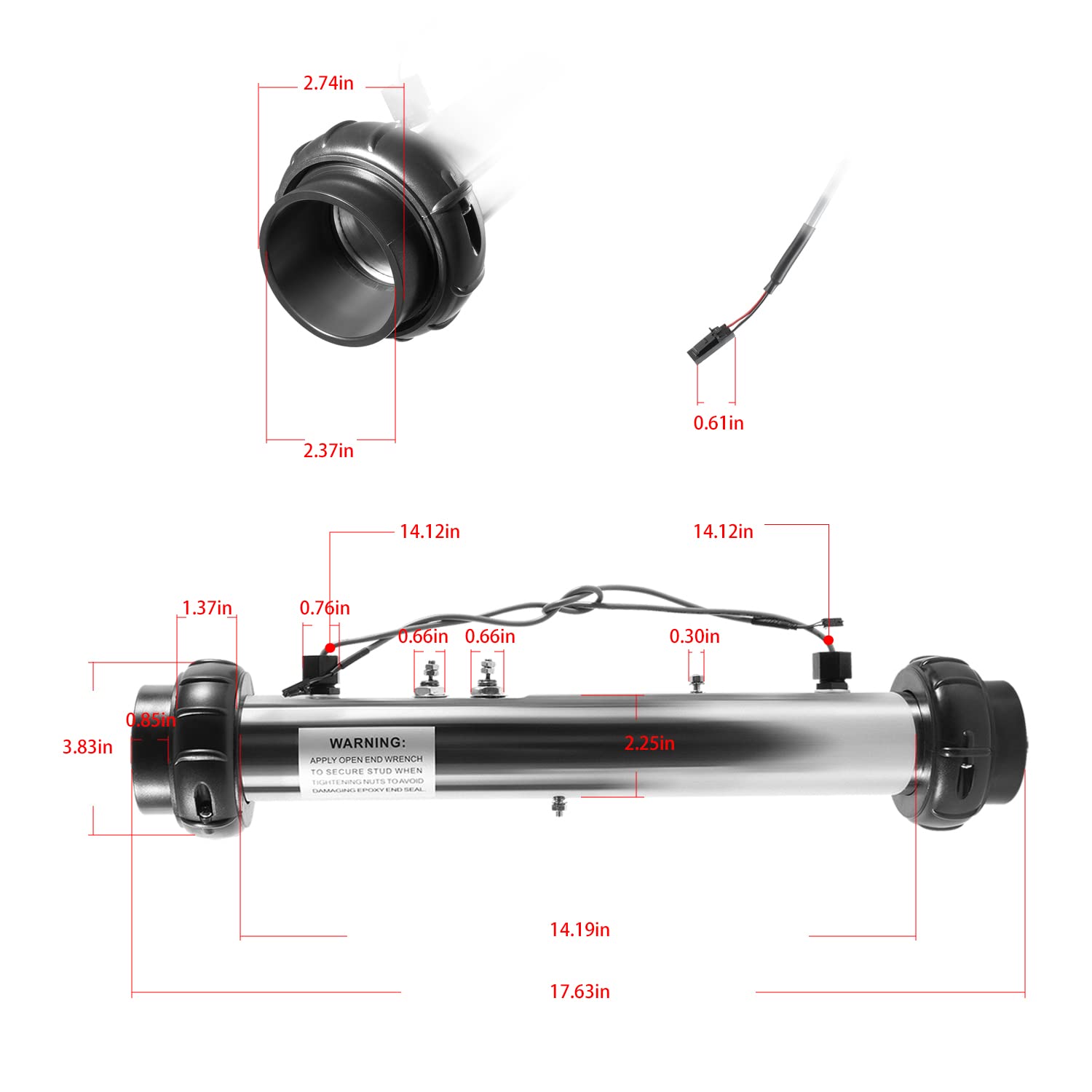 E-cowlboy compact wiring and connections simplify replacement and servicing.