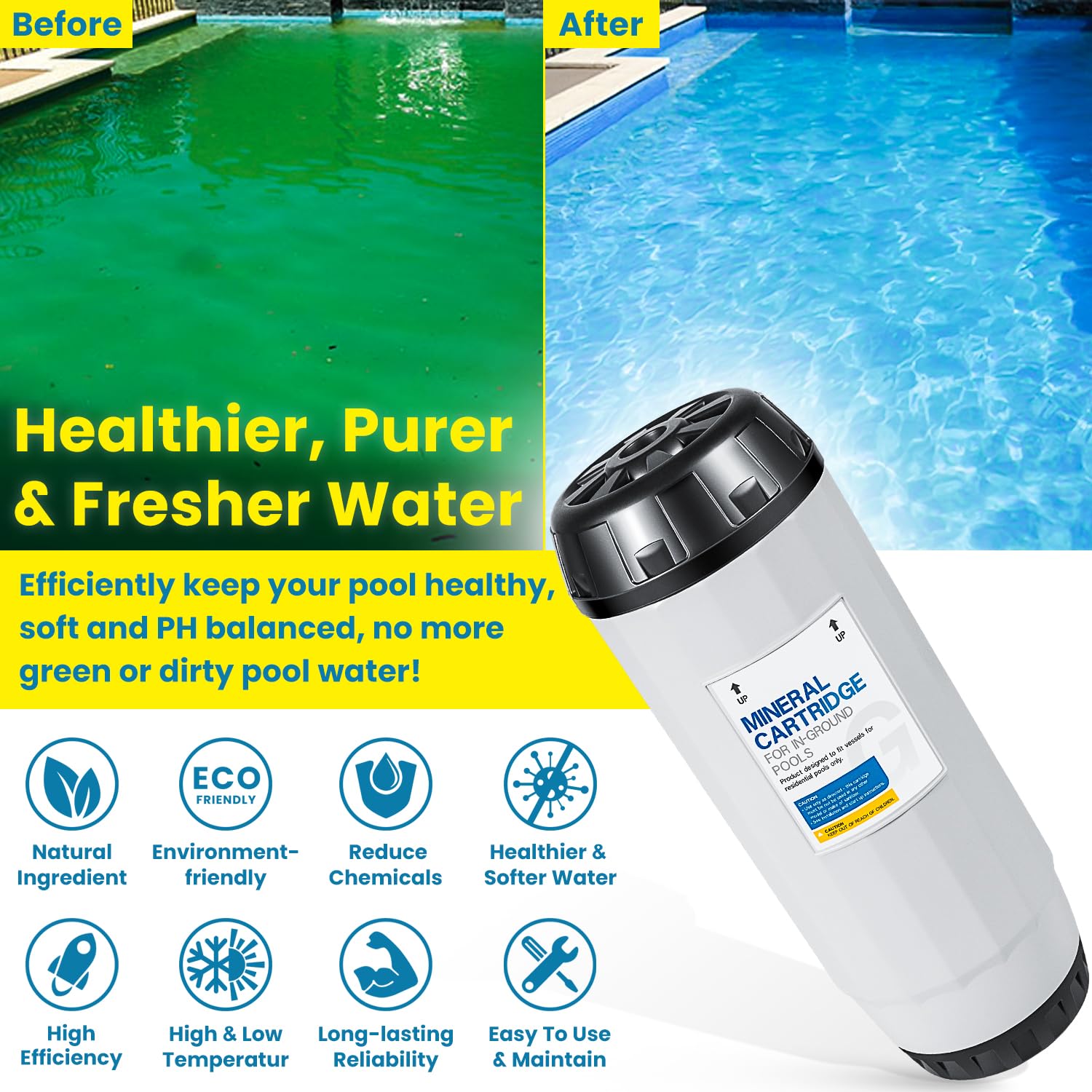 Zodiac limited/professional vessel fit with E-cowlboy cartridge for seamless upgrading.
