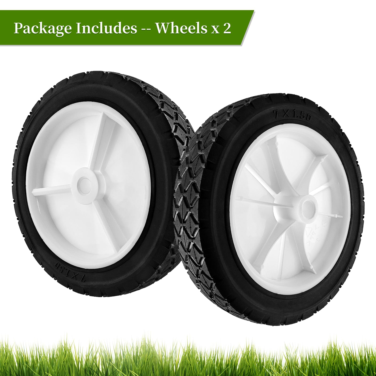 Ecreban multi-use wheels for Radio Flyer wagons and more.
