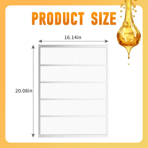 Close up of ECRIZA metal excluder secure edges for durable hive use