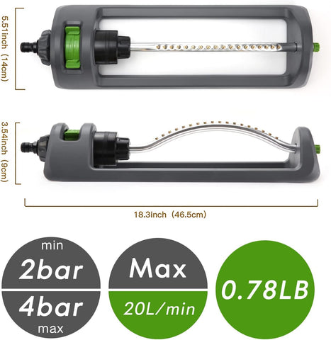 Flow-control switch lets you tailor watering for yards or beds.