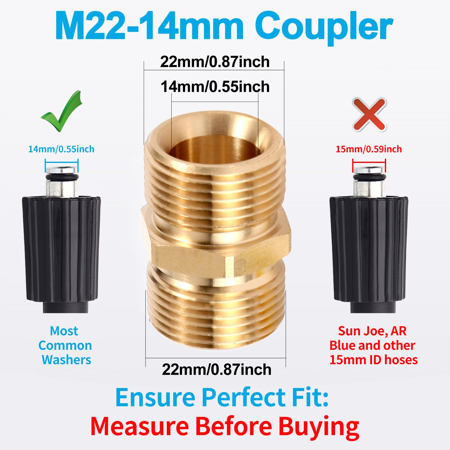 ECuoPix brass hose connector 5000 PSI delivers durable, leak-free connections.