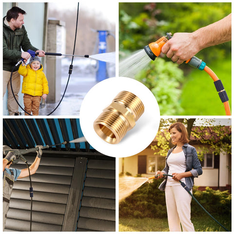 ECuoPix durable brass adapter resists rust for long-lasting cleaning performance.