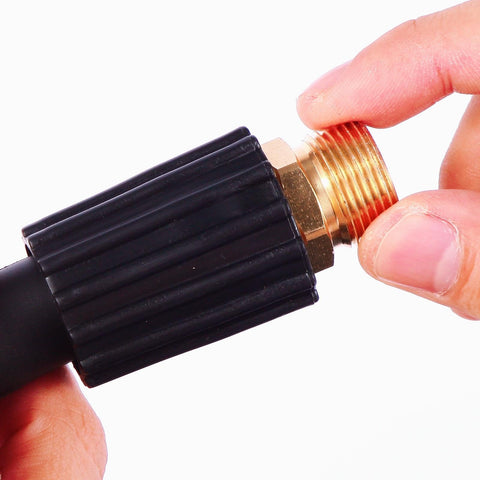 ECuoPix 5000-psi hose adapter supports high-pressure cleaning with reliable grip.