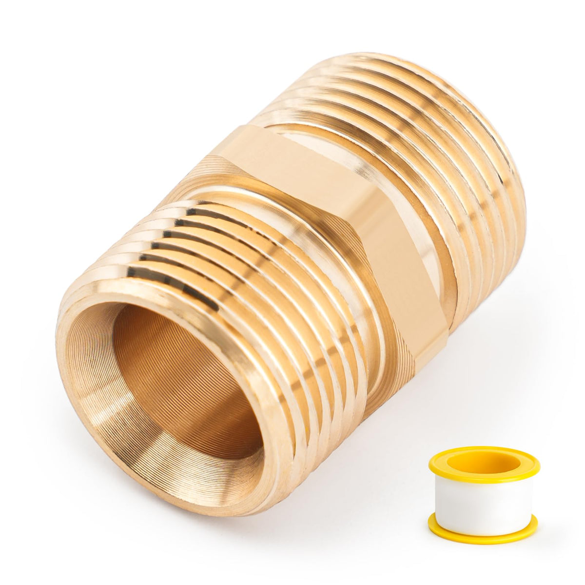 ECuoPix pressure-washer hose adapter M22-14mm enables extended reach for easier cleaning.
