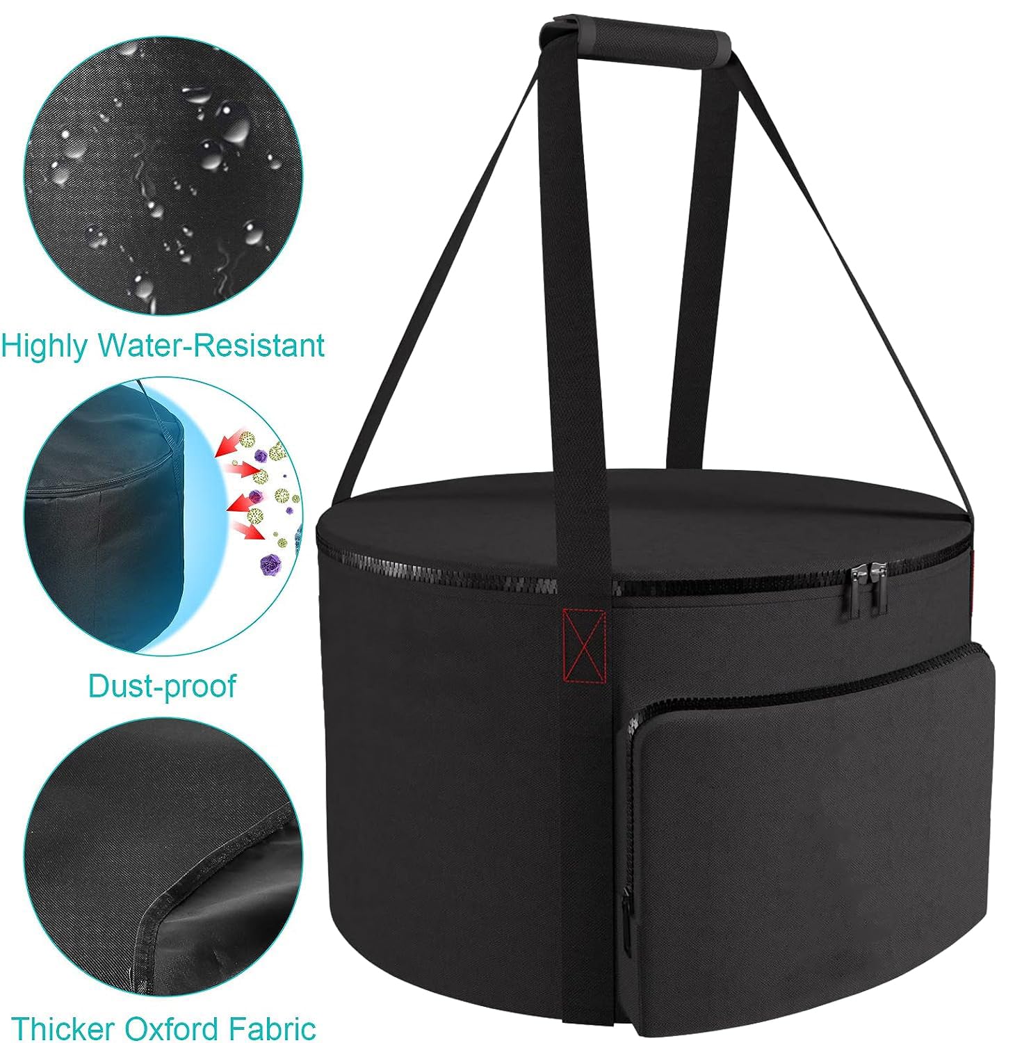 EddHomes carrying bag protects fire bowl from scratches during transport.