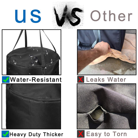 EddHomes bag features a durable top handle for carrying.