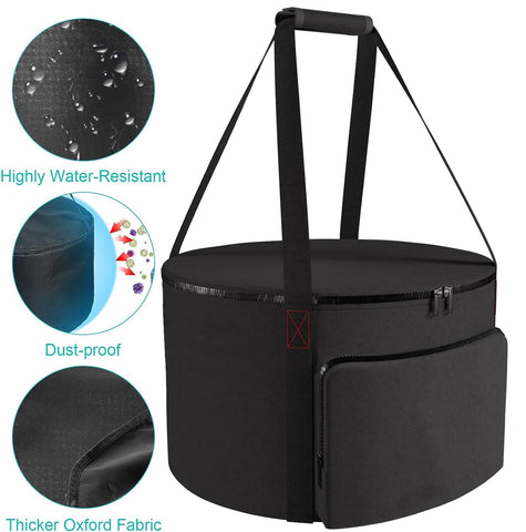 EddHomes Outland Firebowl 823 bag with two-way zipper for easy loading