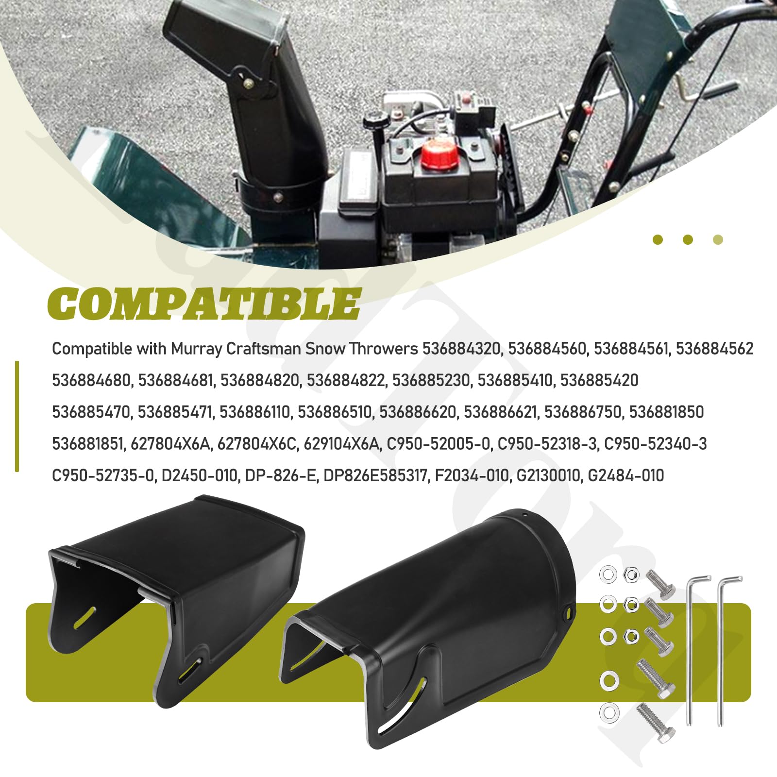EddTorq durable chute construction supports long service life in winter conditions.