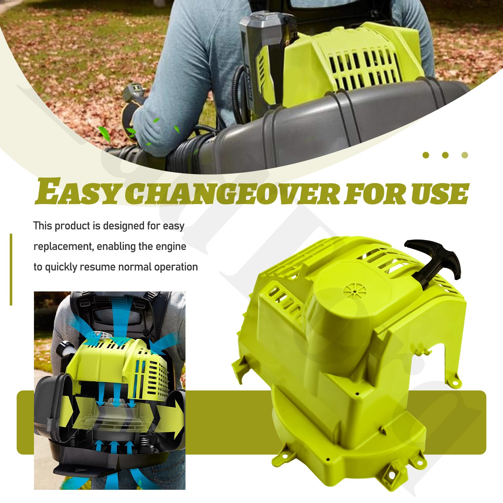 EddTorq pull starter test run confirms Ryobi compatibility.