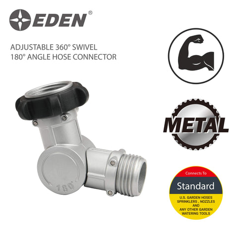 Eden 20051 360deg swivel in use illustrates versatile faucet reach.