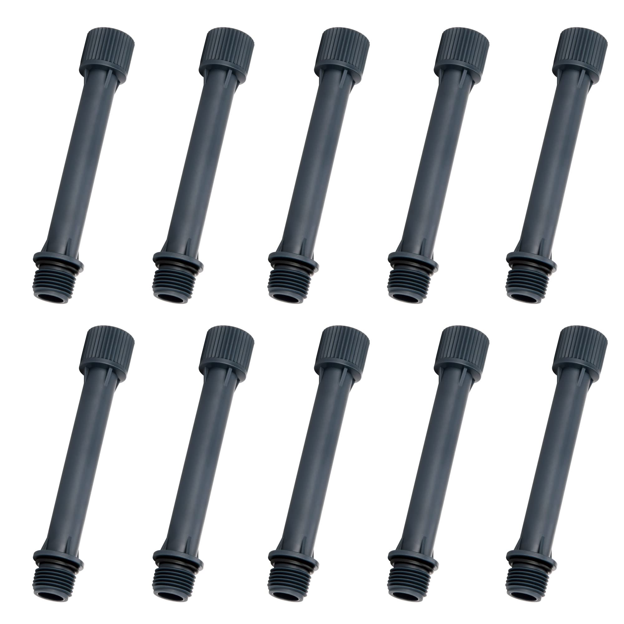 Eden 5-inch sprinkler riser extension elevates heads for taller plants and even watering
