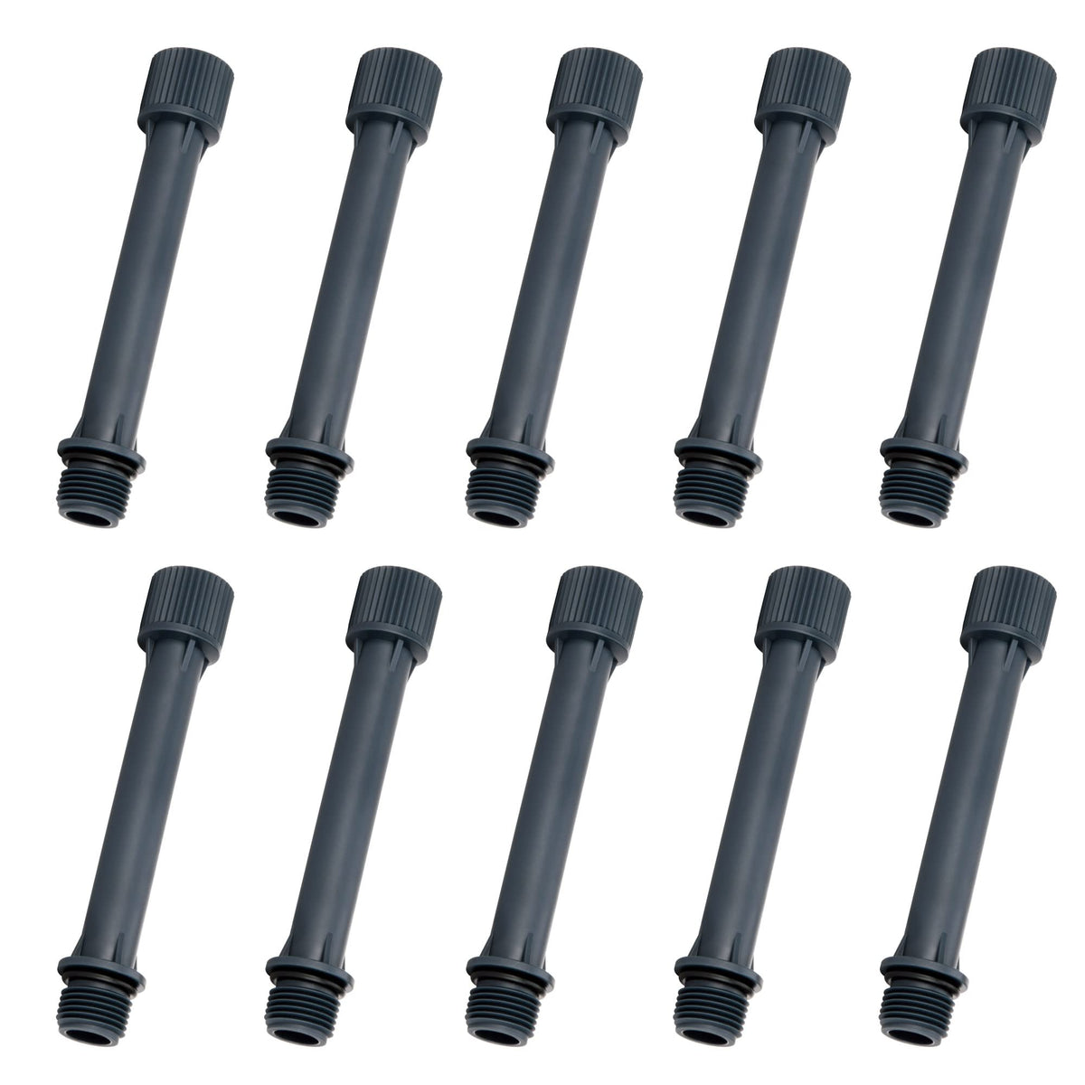 Eden 5-inch sprinkler riser extension elevates heads for taller plants and even watering