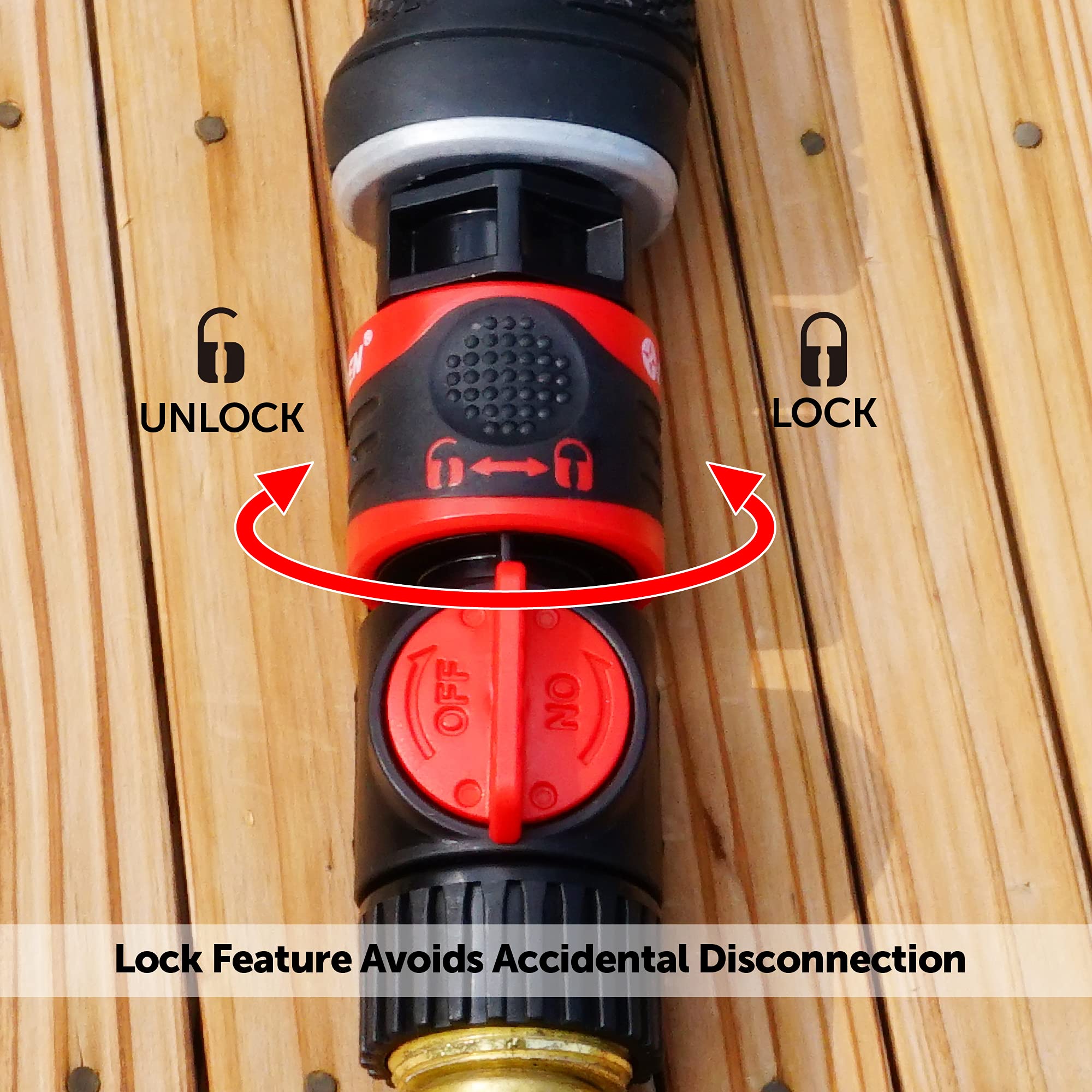 Eden 93218 TPR comfort grip image highlighting non-slip handling while attaching tools.