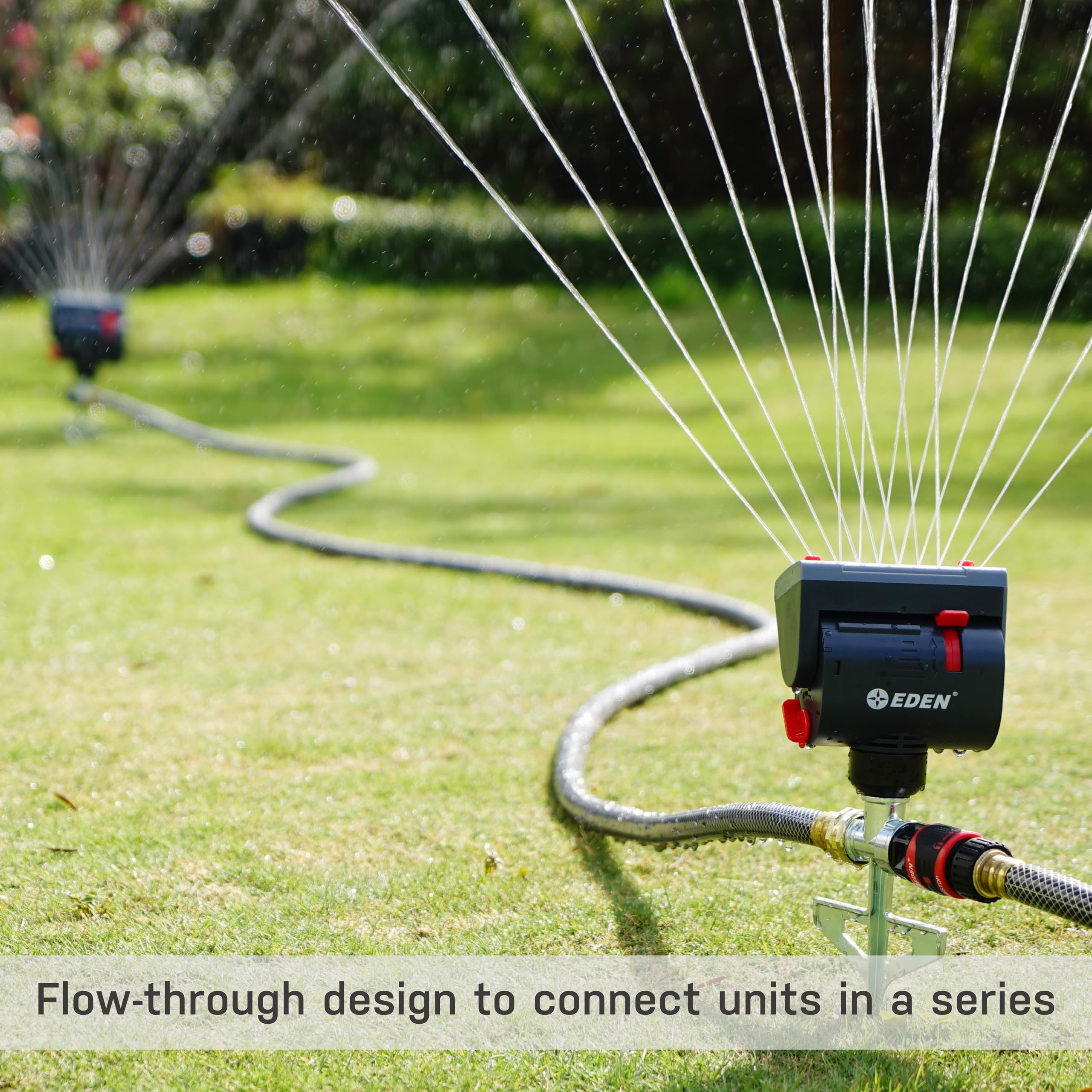 Eden 94145 Quick Connect Starter Set speeds hose setup and removal.