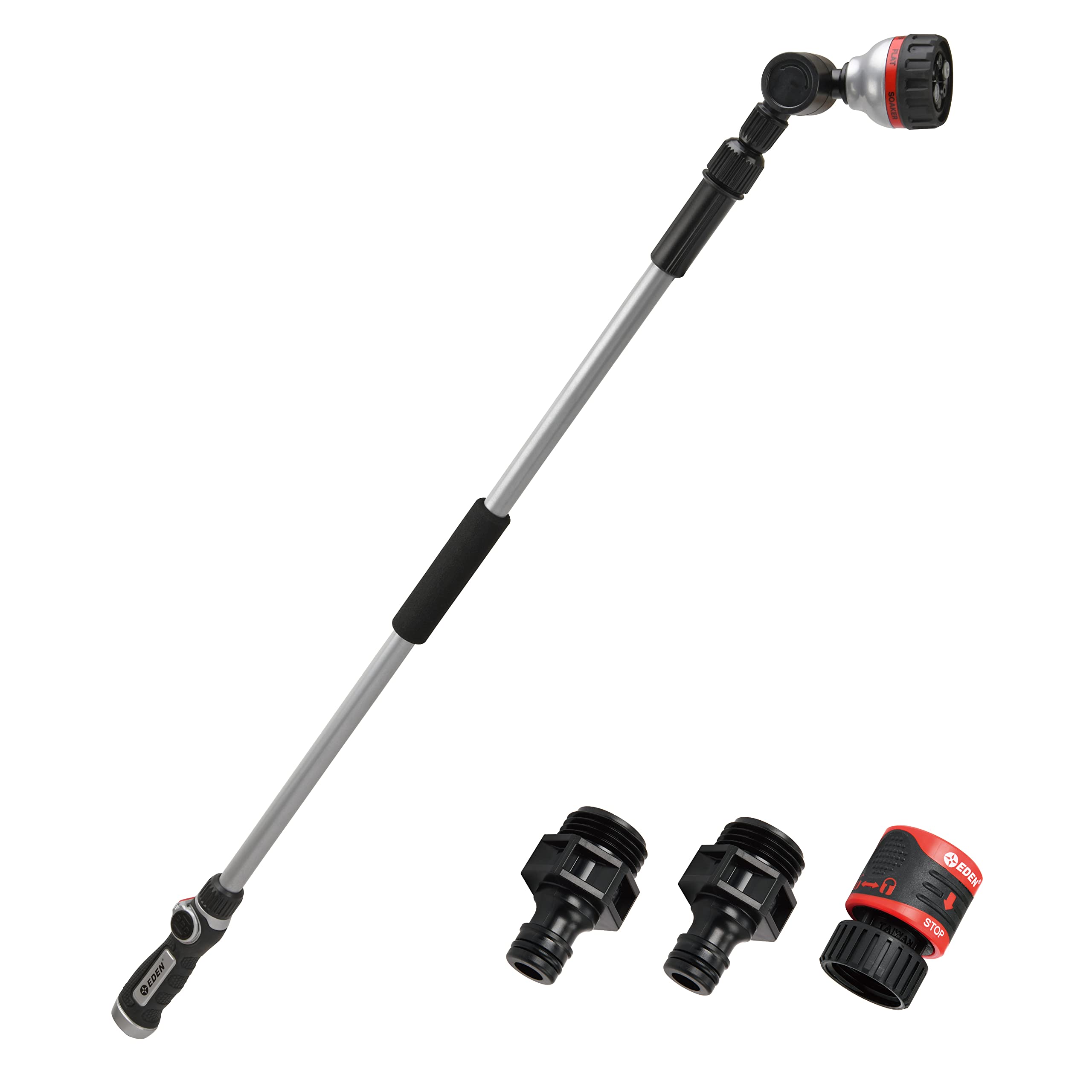 Eden 94624 Pro Metal 6-Pattern Turbo Extension Wand extending reach for hard-to-reach spots