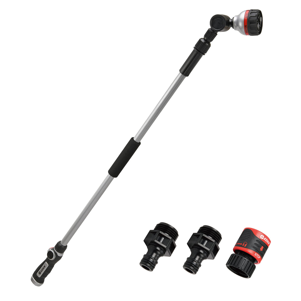Eden 94624 Pro Metal 6-Pattern Turbo Extension Wand extending reach for hard-to-reach spots