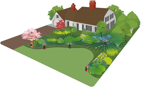 Eden 96093 adjustable heads offer customizable spray angles and directions.