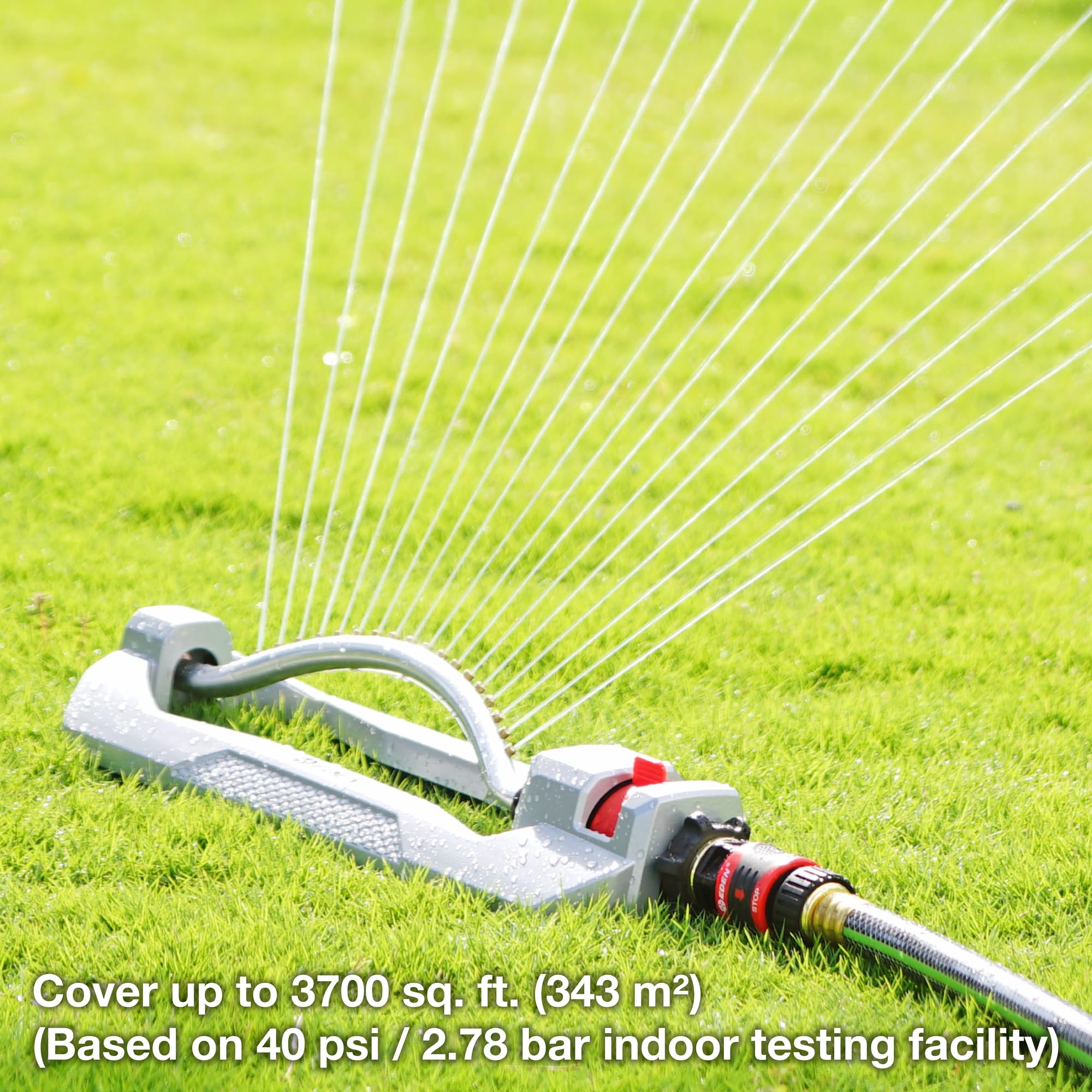 Eden 96218 brass nozzles provide precise, uniform water distribution across garden beds.