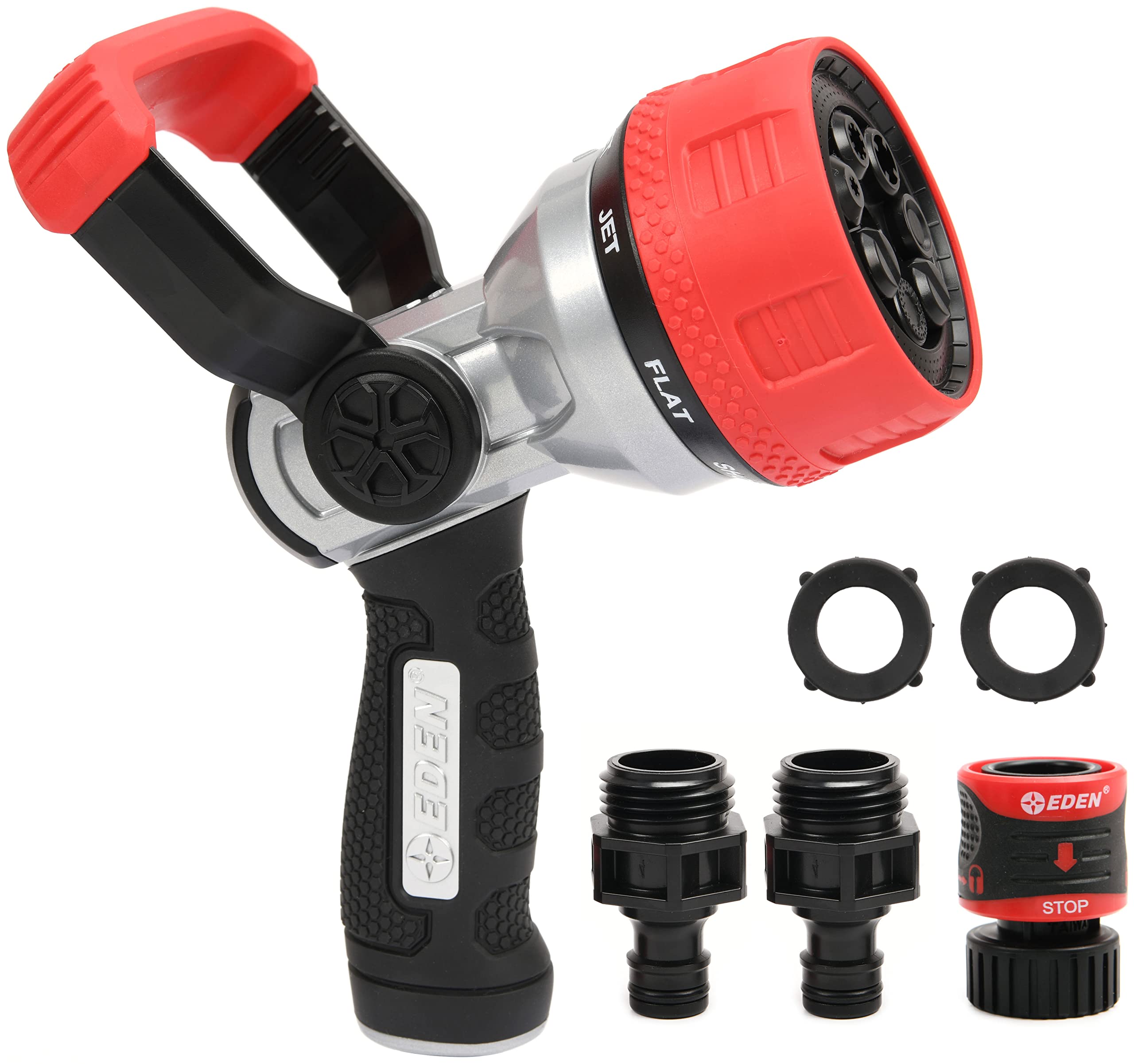 Eden 96806 nozzle with oversized on/off handle for easy water control