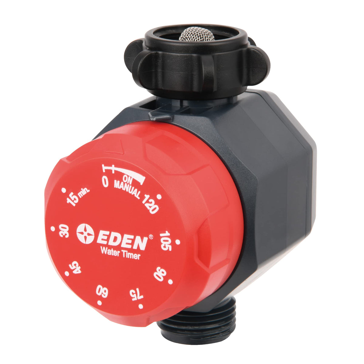 Eden Mechanical Hose Timer dial view for easy garden watering scheduling.