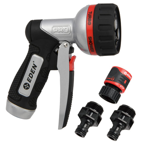 Eden PRO 94833 front trigger nozzle enhances precision watering and comfort