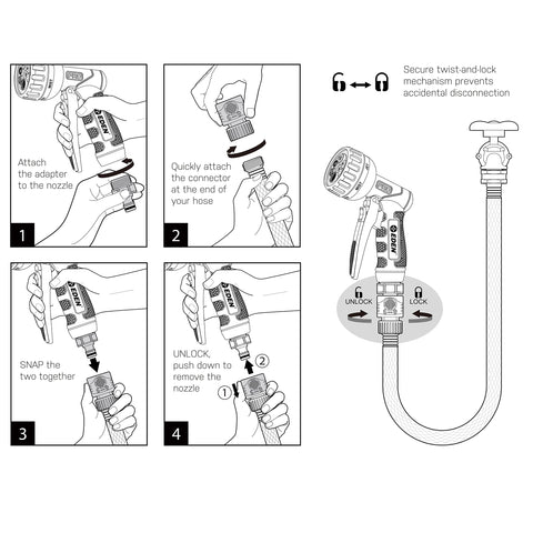 Eden PRO 94833 quick-connect starter set enables effortless tool changes