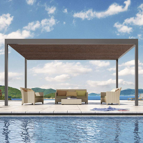 Custom-sized Eden's Decor shade sail tailored to fit spaces.