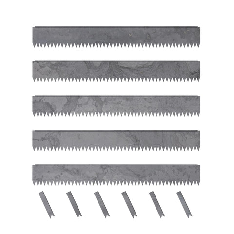 Edge Right hammer-in edging shows a 48-inch strip ready for installation and borders.