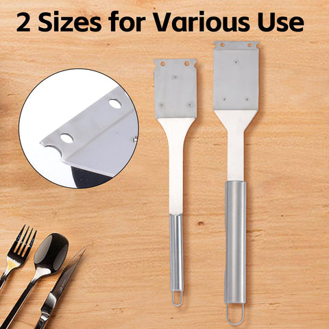 Edgnb all-stainless steel brush body for durable cleaning tools.