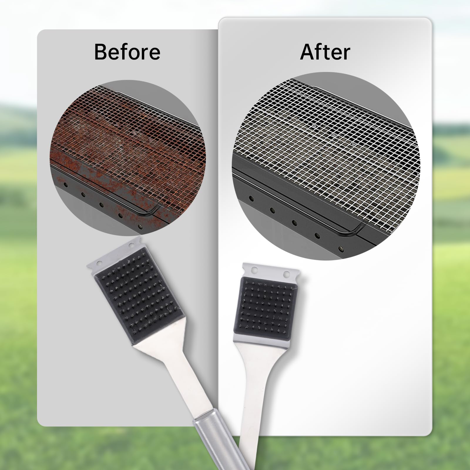 Edgnb 2-pack grill cleaning kit suitable for versatile grilling.