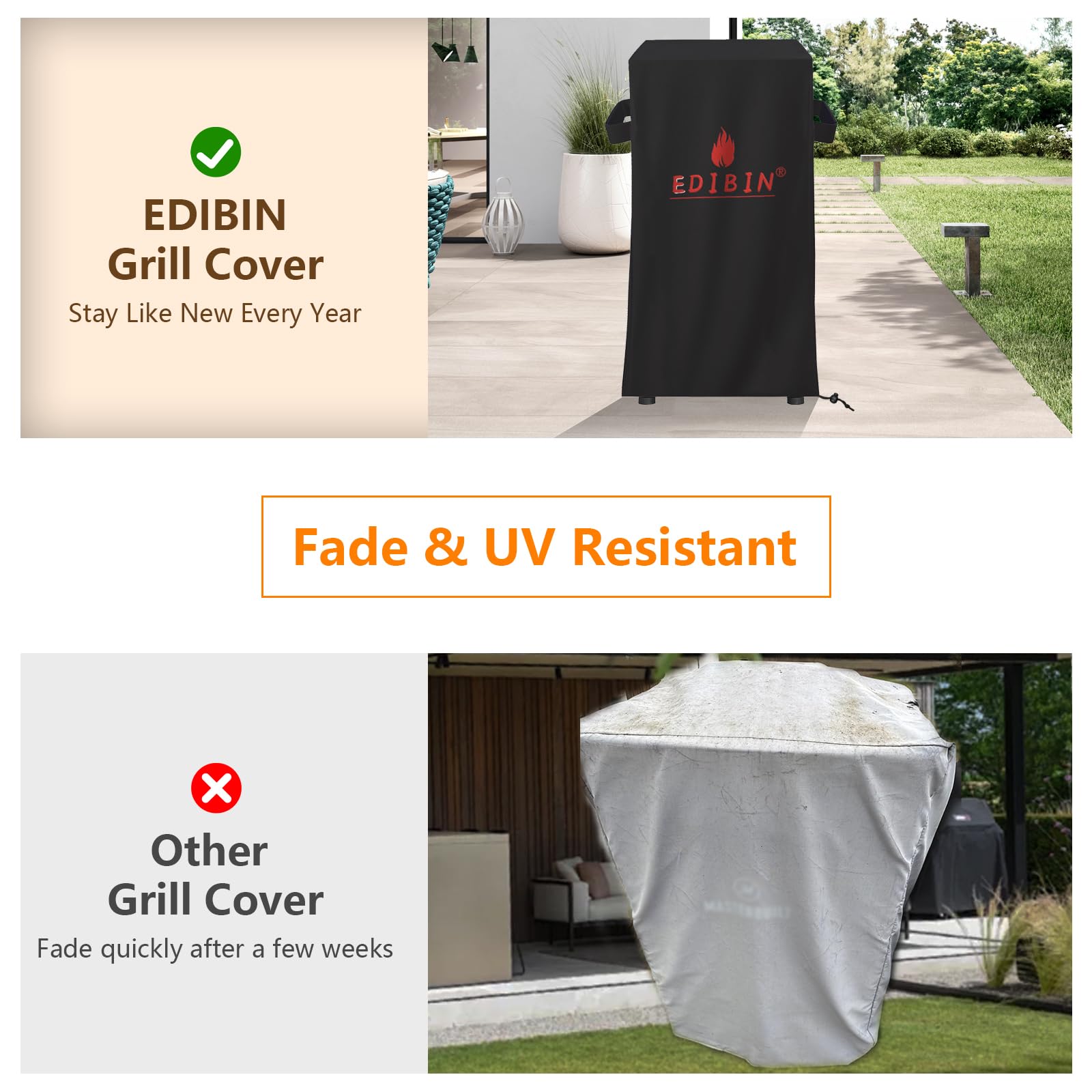All-weather protection keeps sun, snow, dust, and debris at bay.