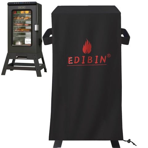 EDIBIN smoker cover fits East Oak Ridgewood Pro 30-inch electric smoker for outdoor protection.
