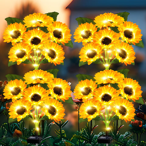 Durable aluminum poles support a sturdy, weatherproof outdoor display.
