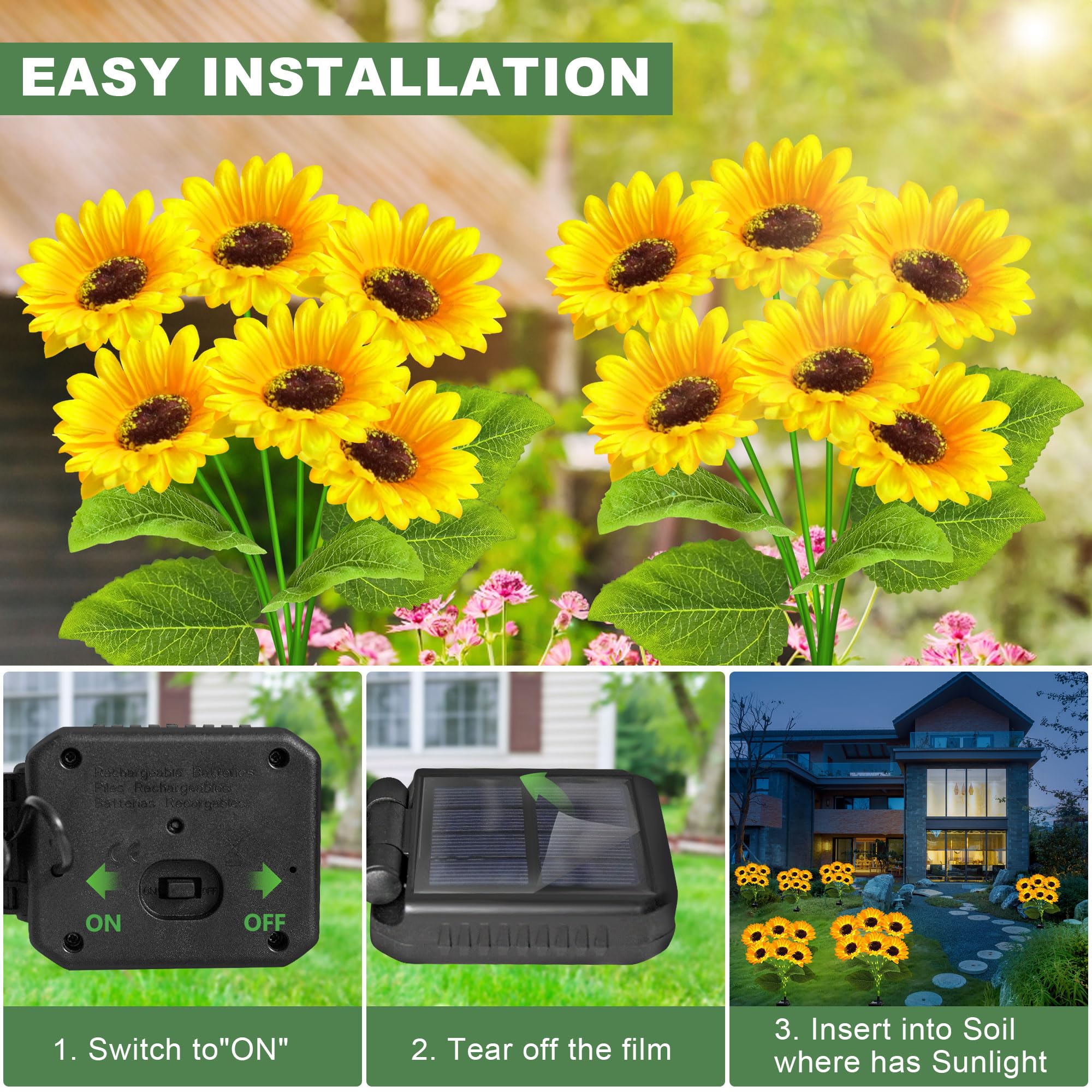 EDOF gift-ready sunflowers ideal for moms and grandmothers.